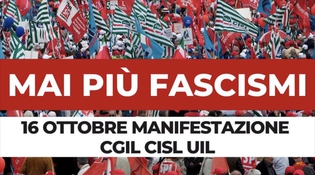 Mai più fascismi - manifestazione a Roma