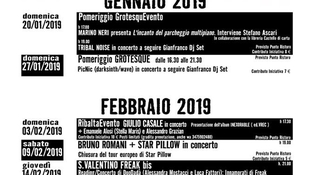 Ribalta, musica e libri nel 2019