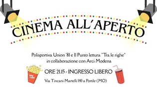Cinema all'aperto a Portile