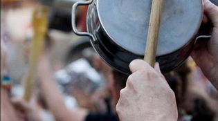 Corteo a sostegno del Cile