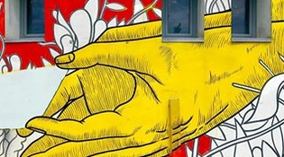 Quadricromie 2019: un nuovo murales a Mani Tese Finale Emilia