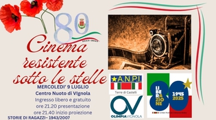 Cinema resistente sotto le stelle