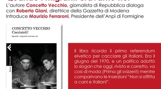 Presentazione del libro "Cacciateli! Quando i migranti eravamo noi"