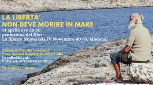 La libertà non deve morire in mare 